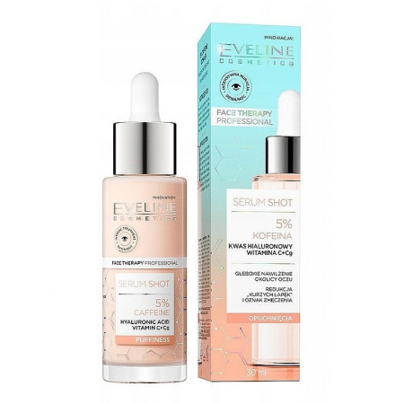 Ser, elixir - Ser pentru zona ochilor cu 5% cofeina EVELINE COSMETICS Serum Shot 30ml