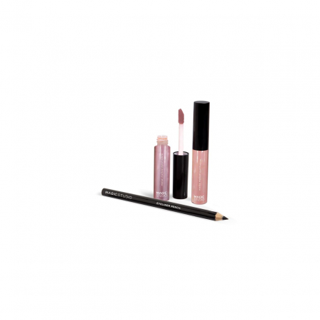 Set 12 bucati Pachet creion si fard lichid de pleoape Matte & Metal de la Magic Studio 60751 [2]