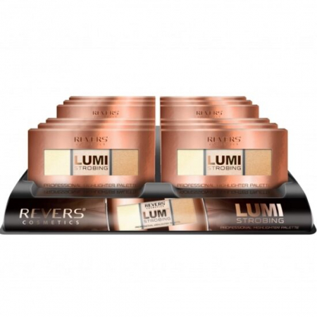 Fara Categorie - Set 12 bucati Paleta iluminator Lumi Strobing Professional, Revers, 12,5 g