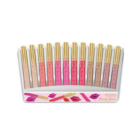 Fara Categorie - Set 12 bucati ruj lichid Beauty Balm, Revers