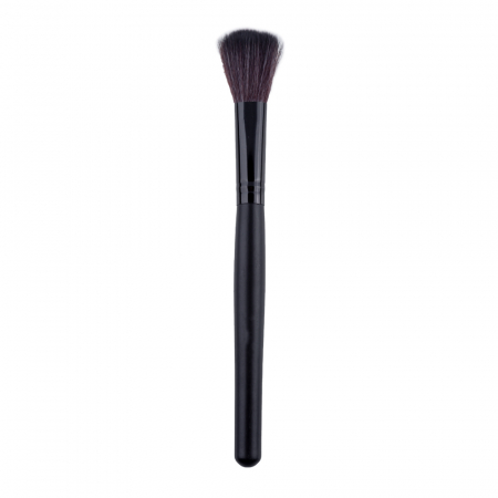 Set 12 pensule makeup Megaga, Lila Rossa, cu husa neagra [9]
