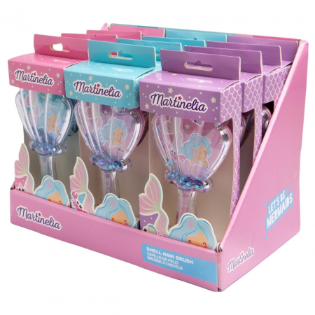 Set 12 perii de par, Mermaid Shell, 90034, Martinelia [2]