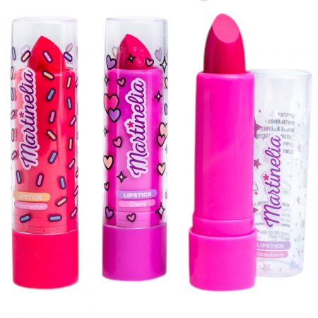 Set 18 bucati ruj de buze pentru fetite Juicy World 35077, Martinelia 4g [1]