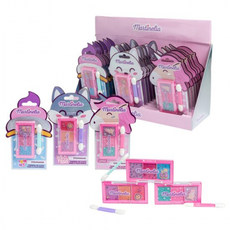 Import - Set 18 fard pleoape pentru fetite, World, Martinelia, 35078, 3g
