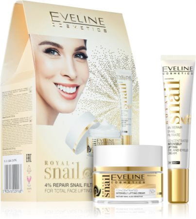 Set 2 creme anti-rid pentru fata si ochi EVELINE COSMETICS Royal Snail [1]