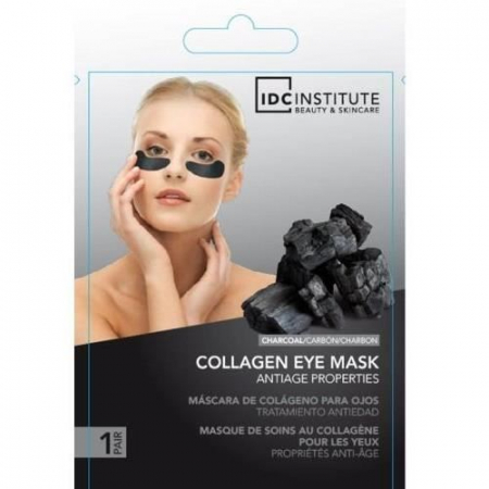 MyCosmetics - Set 2 masti pentru ochi cu carbune activ si acid hialuronic IDC Institute 3425, 8 g