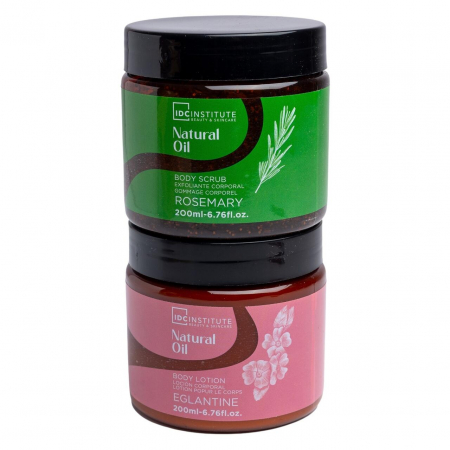 Set 2 produse de ingrjire Natural Oil Body, IDC Institute, 42226, 400 ml [1]