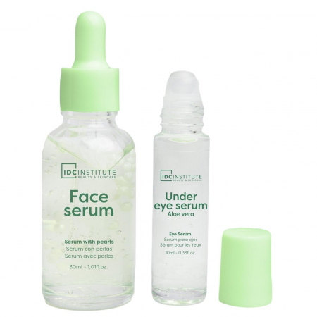 Set 2 Seruri pentru ingrijire faciala Aloe Vera Shinning, IDC Institute, 44156 [2]