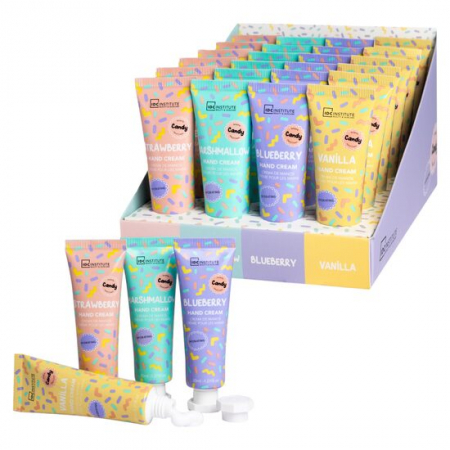 Import - Set 24 bucati crema de maini Candy, 30 ml, 68039, IDC Institute