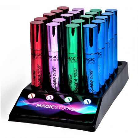 Set 24 bucati Mascara Neon Intense Color, Magic Studio 50519, 10 ml [4]