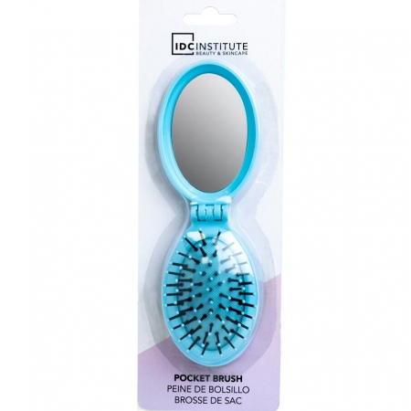 Set 24 bucati Perie pliabila cu oglinda pastel IDC Institute 18301RB [1]
