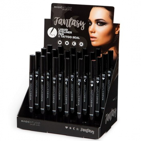 MACHIAJ - Set 24 Eyeliner Fantasy, cu Stampila, Magic Studio