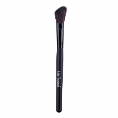 MACHIAJ - Set 24 pensule makeup, Lila Rossa, cu husa neagra