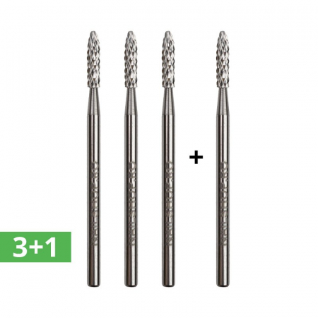 Pile electrice - Set 3+1 gratis - bit carbid - baioneta subtire medie #211