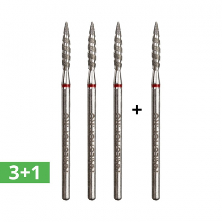 UNGHII - Set 3+1 gratis - bit diamant - flacara fina #125