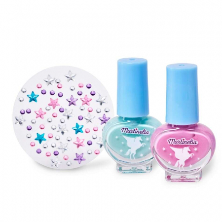 Set 3 lacuri de unghii si stickere Galaxy Dream Pegaso Martinelia 11982 [2]
