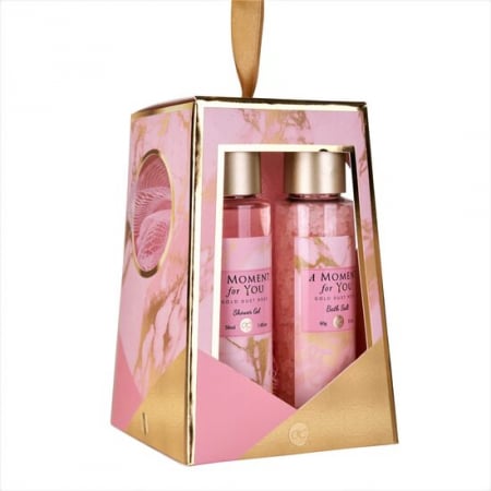 MyCosmetics - Set 3 produse de baie cu aroma de trandafiri Moment for You, Accentra 6055856, 125 ml