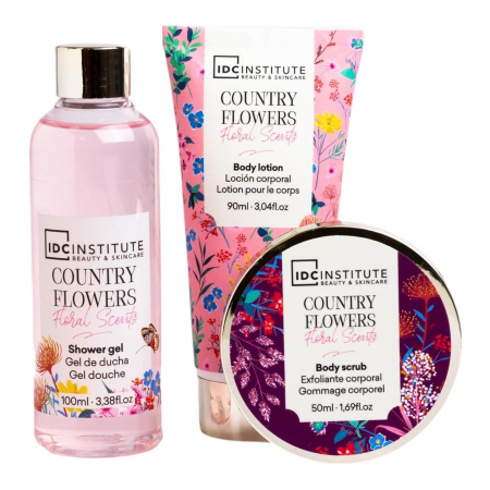Set 3 produse de ingrijire Country Flower, IDC Institute 56233, 240 ml [1]