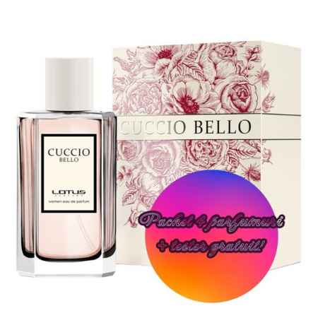 Fara Categorie - Set 4 Apa de parfum Cuccio Bello, Revers, Femei, 100 ml +Tester 100 ml GRATUIT