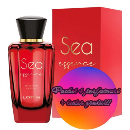 Fara Categorie - Set 4 Apa de parfum Sea Essence, Revers, Femei, 100 ml +Tester 100 ml GRATUIT