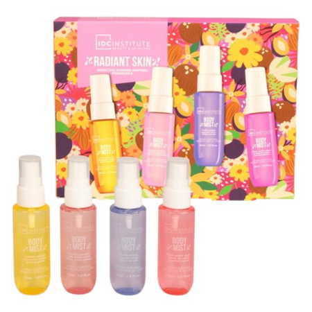 Import - Set 4 Body Mist Collection, Radiant Skin, IDC Institute, 35271, 4 × 30ml