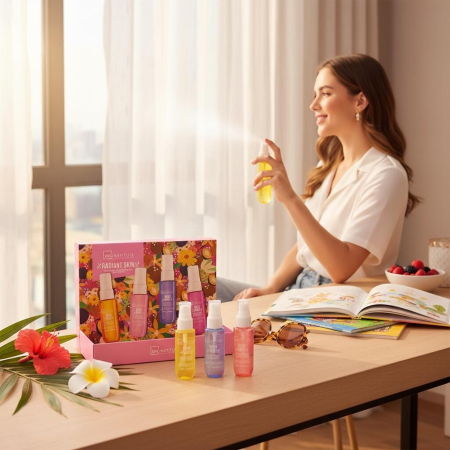 Set 4 Body Mist Collection, Radiant Skin, IDC Institute, 35271, 4 × 30ml [3]