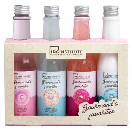 Import - Set 4 produse de ingrijire corporala Gourmand's Favourites Bottles, 12176, IDC Institute