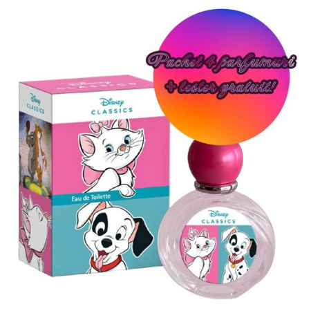 Fara Categorie - Set 4 x Apa de toaleta Disney Classics, copii, 1267, 50ml +Tester Gratuit