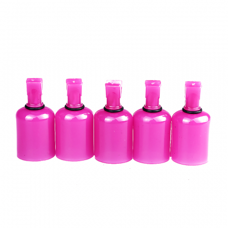 Ustensile unghii tehnice - Capsule degete refolosibile din plastic - set 5
