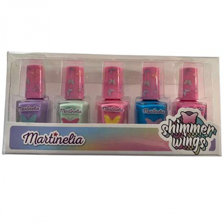 Set 5 lacuri de unghii Shimmer Wings Martinelia 11950, 20 ml [0]
