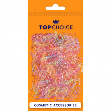 Import - Set 500 elastice silicon multicolore Top Choice 26959