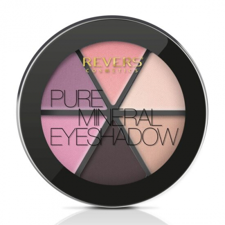 MACHIAJ - Set 6 culori fard de pleoape Pure Velvet Matt, Revers, nr. 02, roz