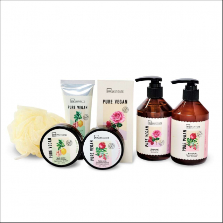 Set 7 produse de ingrijire cu cosulet decor Pure Vegan IDC Institute 42042, 800 ml [1]