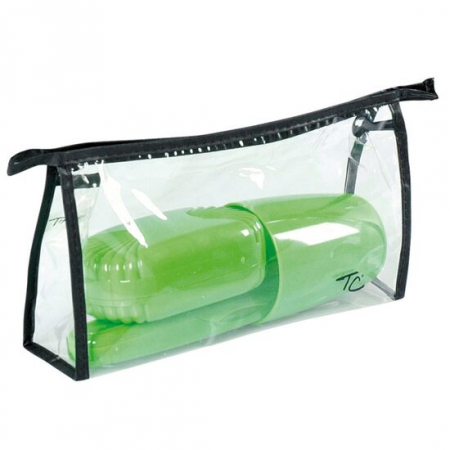 Set articole de toaleta, pentru voiaj, Top Choice, in etui transparent [0]