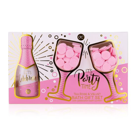 Import - Set cadou baie Let’s Celebrate Tea Rose & Velvet, Accentra, 6060053