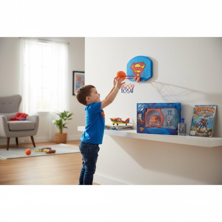 Set cadou băieți Superman, cu apă de toaleta 50 ml & cos de baschet, 2229 [5]