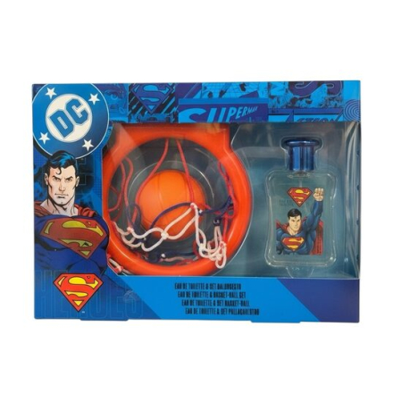 Import - Set cadou băieți Superman, cu apă de toaleta 50 ml & cos de baschet, 2229