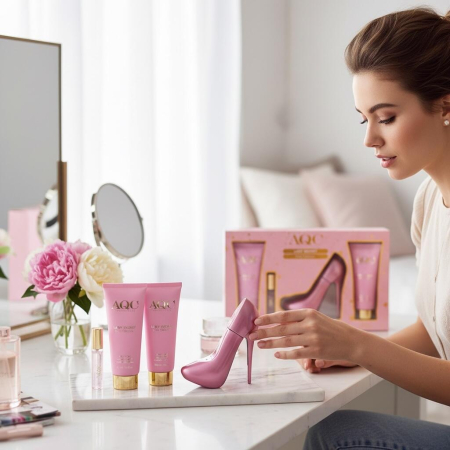 Set cadou parfum Lady Secret Pink Edition, AQC Fragrances, 44104 [4]