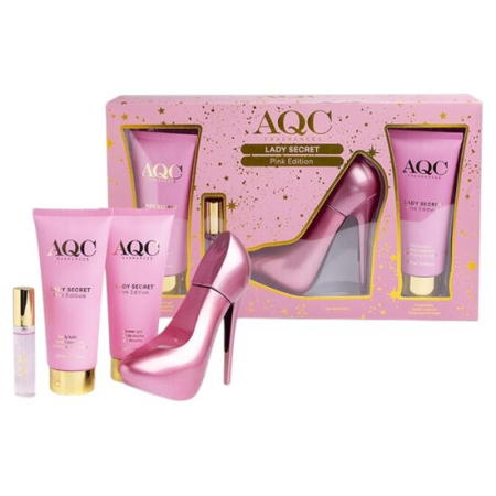 Import - Set cadou parfum Lady Secret Pink Edition, AQC Fragrances, 44104