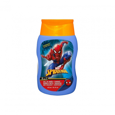 Set Spiderman, cu Spumant de baie si Sampon 475ml si balsam de buze, in borseta cool, Baieti [2]