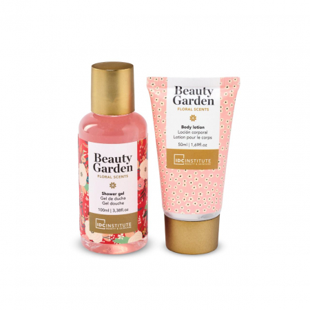 Set cos cadou cu 2 produse de ingrijire Scented Flowers IDC Institute 42100, 150 ml [1]