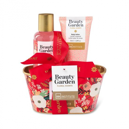 Set cos cadou cu 2 produse de ingrijire Scented Flowers IDC Institute 42100, 150 ml [0]