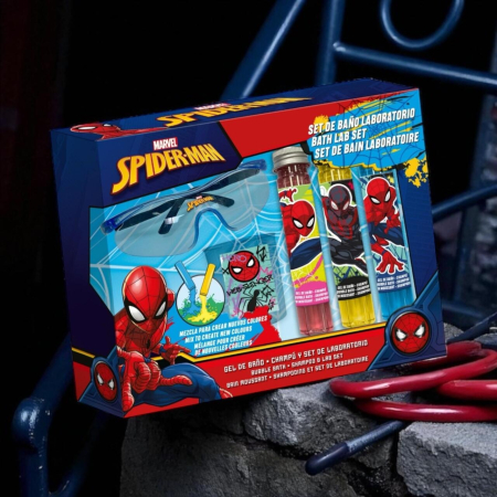 Set cosmetic Spiderman, pentru baie și joaca Spiderman – Laborator, 2569 [1]