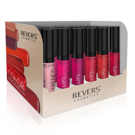 Fara Categorie - Set cu 24 bucati Ruj lichid New Lips Trends, Revers, Set I Vibrant