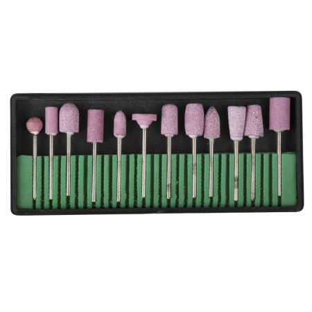 Set de 12 capete pentru freza, din ceramica, roz [4]