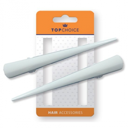 Import - Set de 2 agrafe albe tip cioc, Top Choice 25105