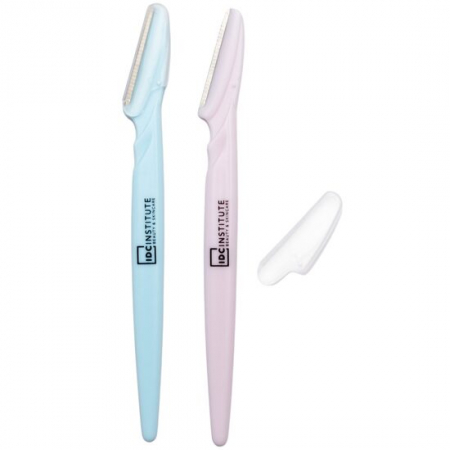 Import - Set de 2 bucati aparat de ras facial, pentru femei, IDC Institute, 90307