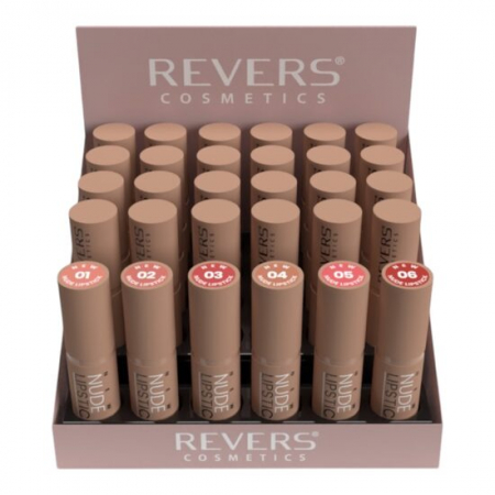 Fara Categorie - Set de 24 buc Ruj de buze New Nude Lipstick, Revers, cu testere