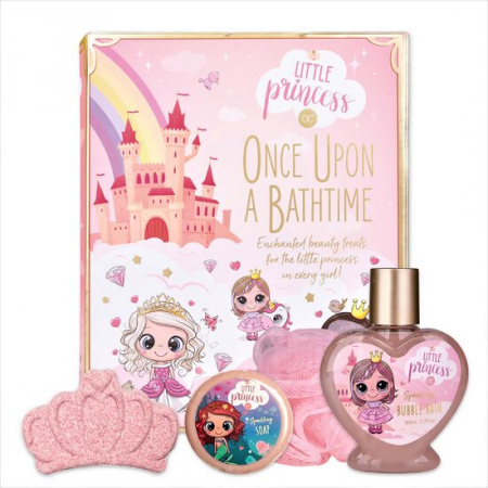 Fara Categorie - Set de baie in forma de carte cu aroma de cheesecake si capsuni Little Princess Accentra 6057146, 150 ml