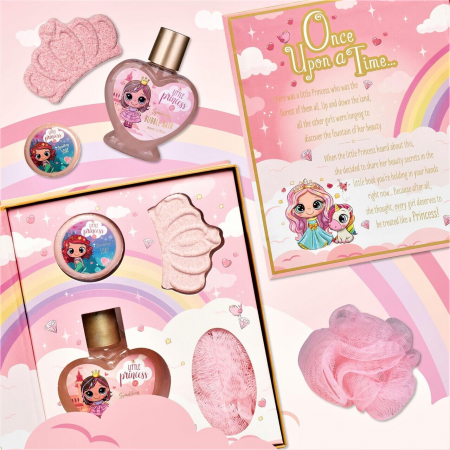 Set de baie in forma de carte cu aroma de cheesecake si capsuni Little Princess Accentra 6057146, 150 ml [5]